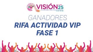 Ganadores de los 5 lugares para una actividad VIP previa a la Convención Latinoamericana 2025