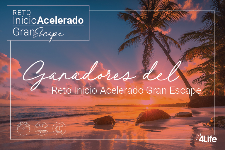 Ganadores del Reto Inicio Acelerado Gran Escape  
