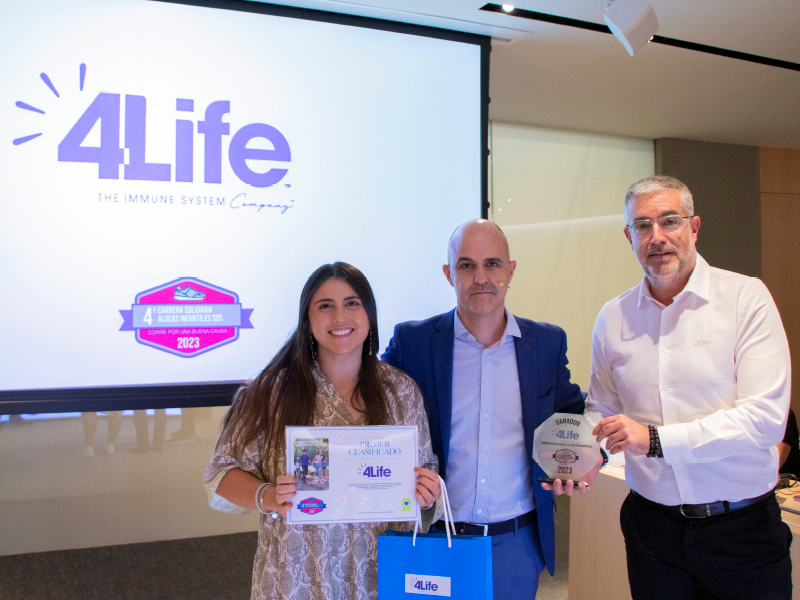 4Life Takes First in SOS Children's Villages Race