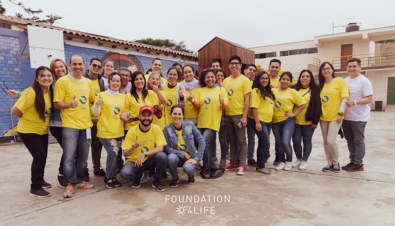 Foundation 4Life remodela refugio en Perú