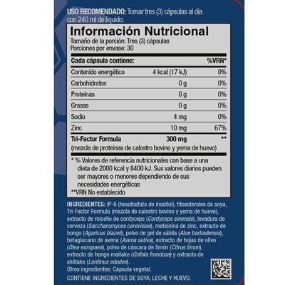 bolivia plus nutritional facts