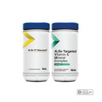 4Life<sup>®</sup> TF Glucoach<sup>®</sup> + 4Life<sup>®</sup> Targeted Vitamin & Mineral Complex