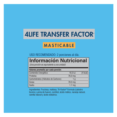 transfer factor chewable cuatro