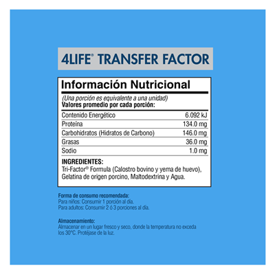 transfer factor tri factor cuatro