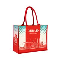4Life Red Canvas Bag