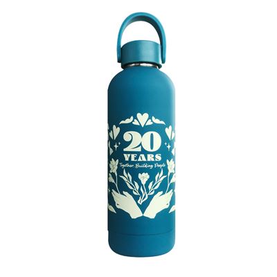 4LIfe Thermo Water Bottle blue