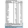 Vitamin Mineral Complex supplemen product nutrition label